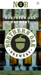 Mobile Screenshot of northernoakbrewery.com